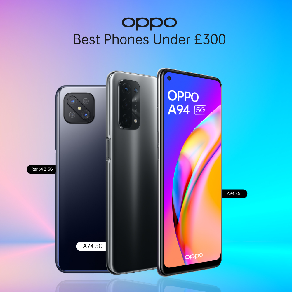 OPPO Android Phones Under £300