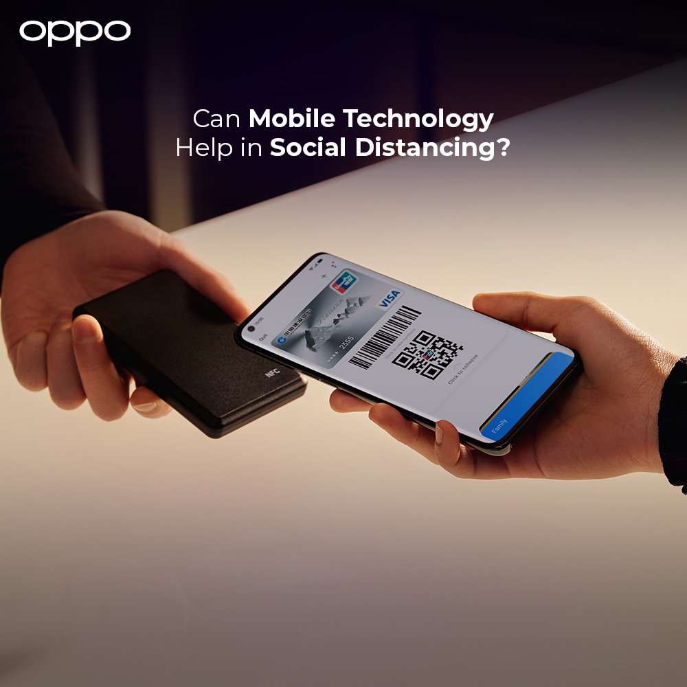 OPPO mobiles helps people in Social Distancing